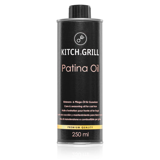 Kitch.Grill® Einbrenn- und Pflege-Öl für Gusseisen - Kitch.Grill